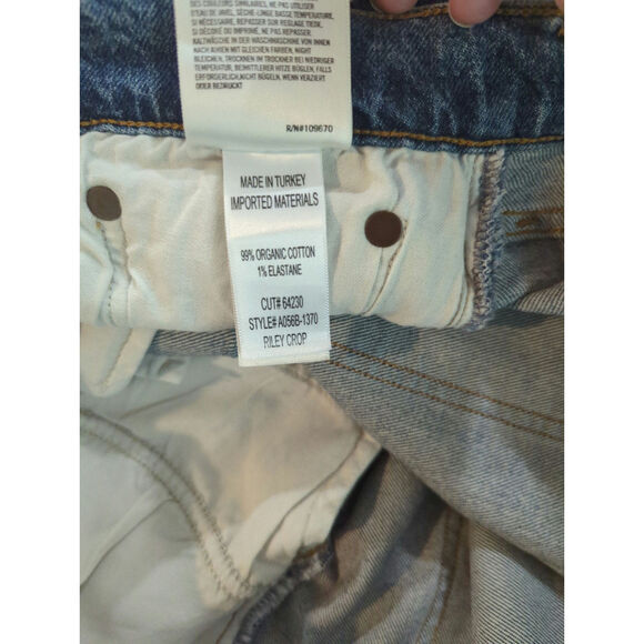 NWOT Agolde Riley High Rise Straight Crop Jeans - Picture 5 of 7